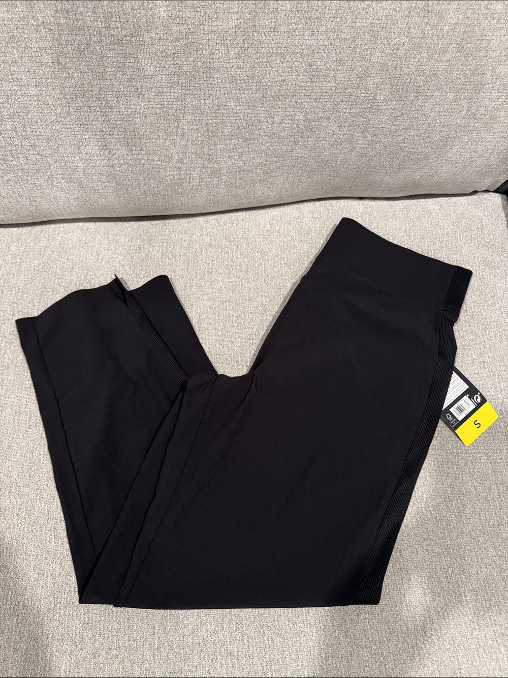Black Women's Stretch Wide-Leg Pants